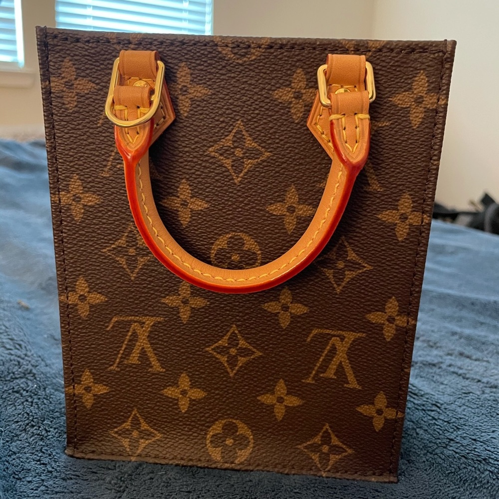 Louis Vuitton Monogram Petit Sac Plat w/ Tags